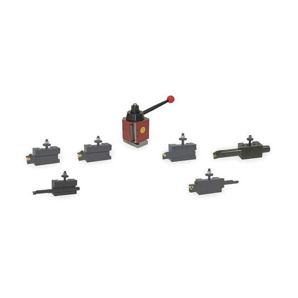 Dorian Tool Post & Holder Set,7 PC,CXA Series SDN35CXA-BSII