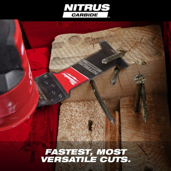 Milwaukee Tool OscillatingToolBlade,L:4 3/16",Carbide 49-25-1575