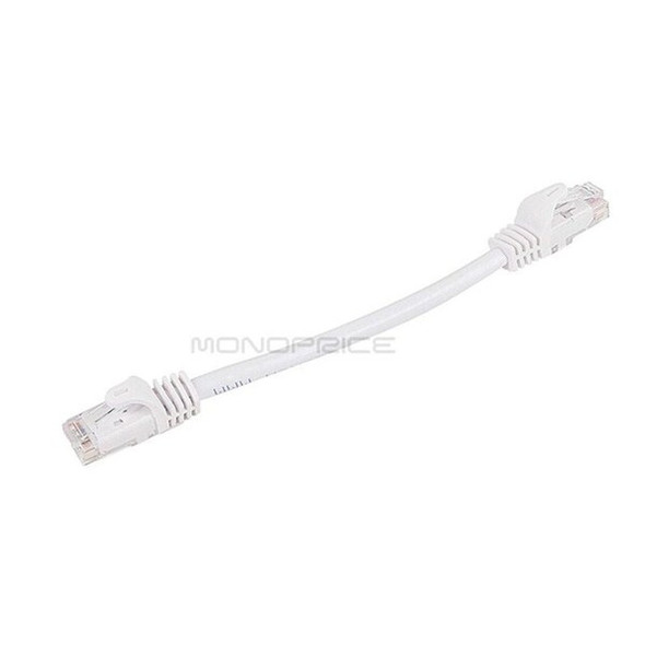 Monoprice Patch Cord,Cat 6,Flexboot,White,0.5 ft. 9817 Monoprice Patch Cord,Cat 6,Flexboot,White,0.5 ft. 9817