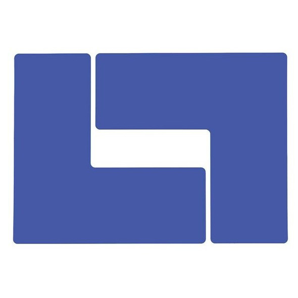 Brady Floor Tape,Blue,4 inx10 in,L,PK20 104456 Brady Floor Tape,Blue,4 inx10 in,L,PK20 104456