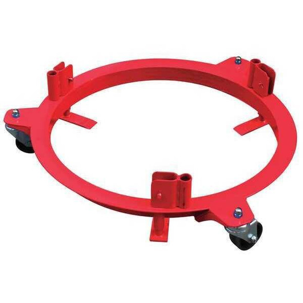 Manufacturer Varies Drum Dolly, 55 gal, 27.75 in L, Red 48J135