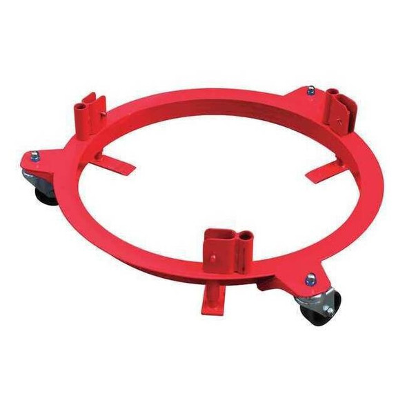 Manufacturer Varies Drum Dolly, 55 gal, 27.75 in L, Red 48J135