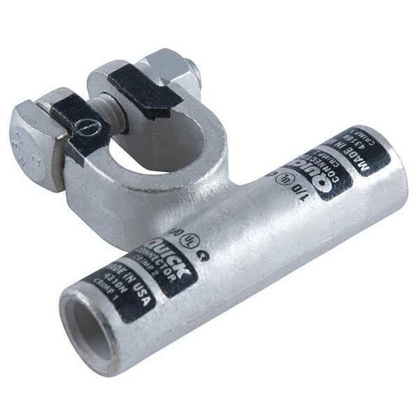 Fusion Terminal Flag,1/0 ga.,Black,Neg 4310N