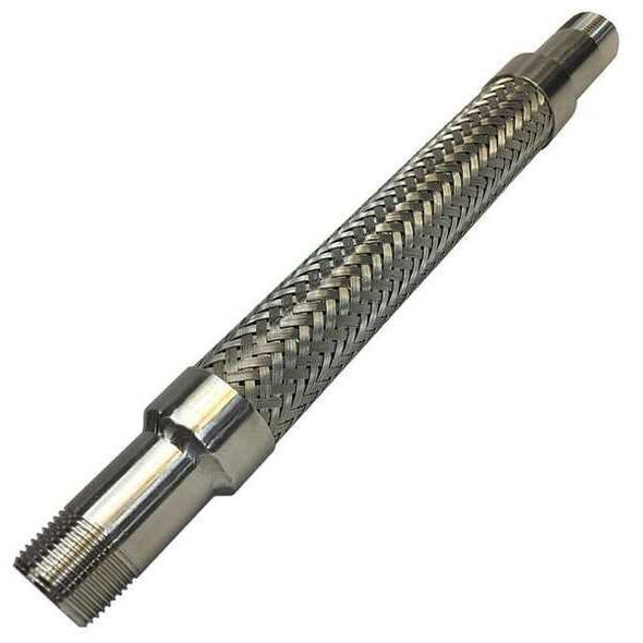 Flexible Metal Hose,1-1/2 in. dia,9in. L