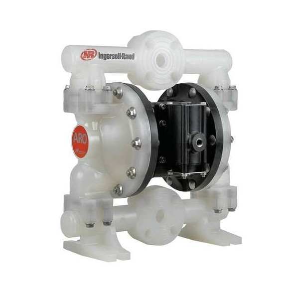Double Diaphragm Pump, Polypropylene, Air Operated, PTFE, 53 GPM