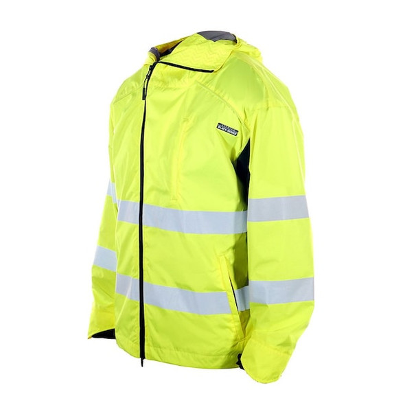 Kishigo Windbreaker, 100% Polyester, Class 3 R, Lime, 3XL WB102-3X