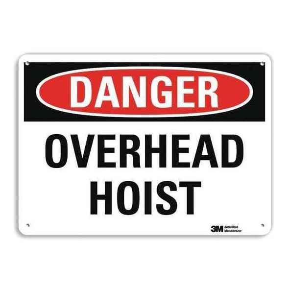 Lyle Danger Sign,4 Hole Mount,10in W x 7in H, U3-1890-RA_10X7 U3-1890-RA_10X7