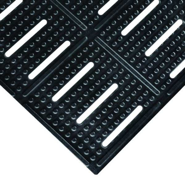 Notrax Drainage Runner,Black,3 ft.x12 ft. 755S0312BL Notrax Drainage Runner,Black,3 ft.x12 ft. 755S0312BL