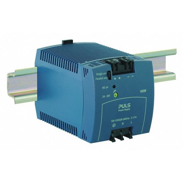 DC Power Supply, 100/120V AC; 200/240V AC, 24/28V DC, 100 W, 4.2 A, DIN Rail