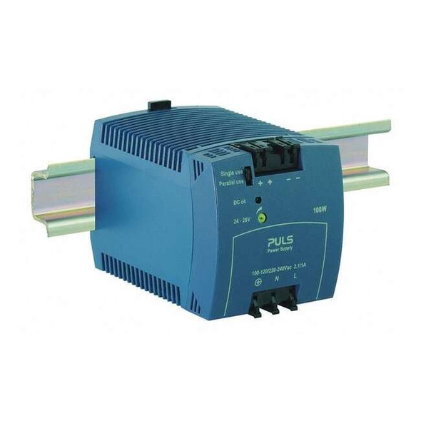 DC Power Supply, 100/120V AC; 200/240V AC, 24/28V DC, 100 W, 4.2 A, DIN Rail