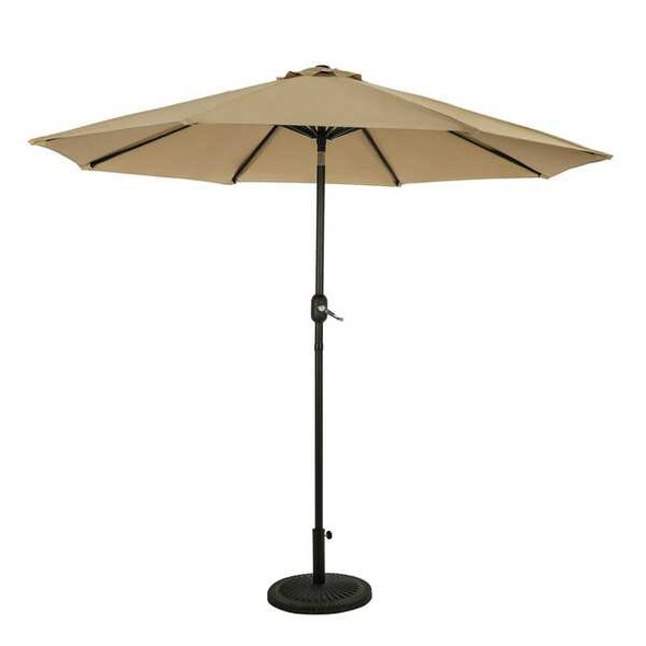 Island Umbrella Octagon Auto Tilt Umbrella Champagne NU6844 Island Umbrella Octagon Auto Tilt Umbrella Champagne NU6844