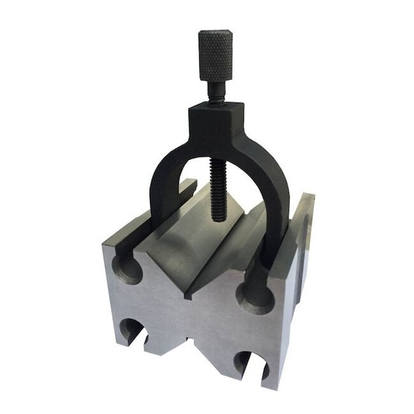 Hhip 2-3/4 X 2-1/2 X 1-3/4 Toolmaker's V-Blocks With Clamp In Slot 3402-0968