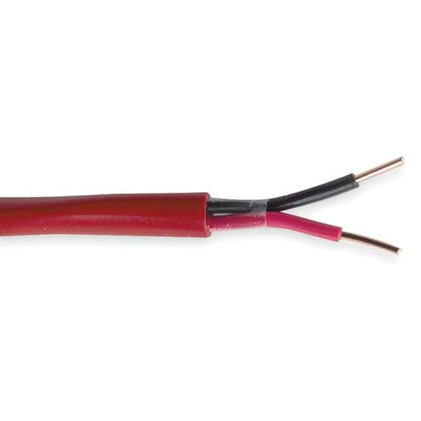Carol Fire Alarm Cable, 2 C, Red, PVC, 1000 ft. E3602S.41.03