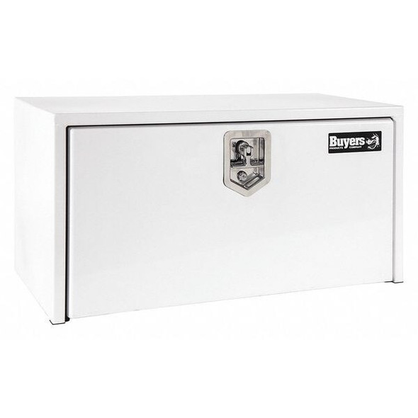Buyers Products 14x16x24 Inch White Steel Underbody Truck Box 1703400