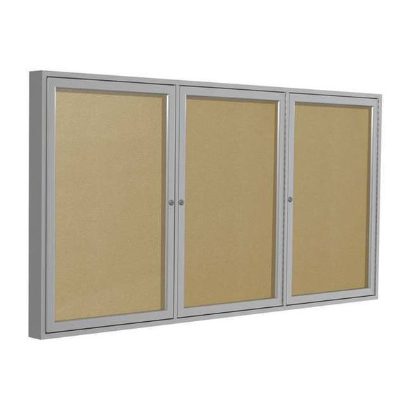 Ghent Enclosed Outdoor Bulletin Board 72x48", Vinyl PA34872VX-181