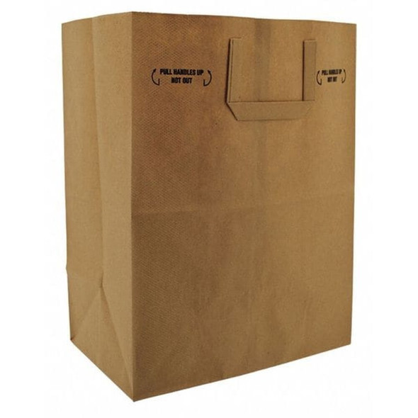 Manufacturer Varies Folded Paper Handle Bag Flat Bottom 1-7 BBL, Pk300 88191