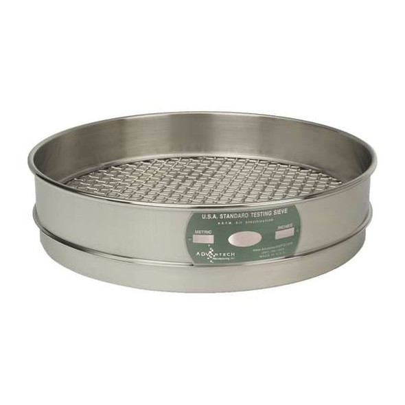 Advantech Manufacturing Wire Cloth Laboratory Test Sieve,Medium 16SS12I