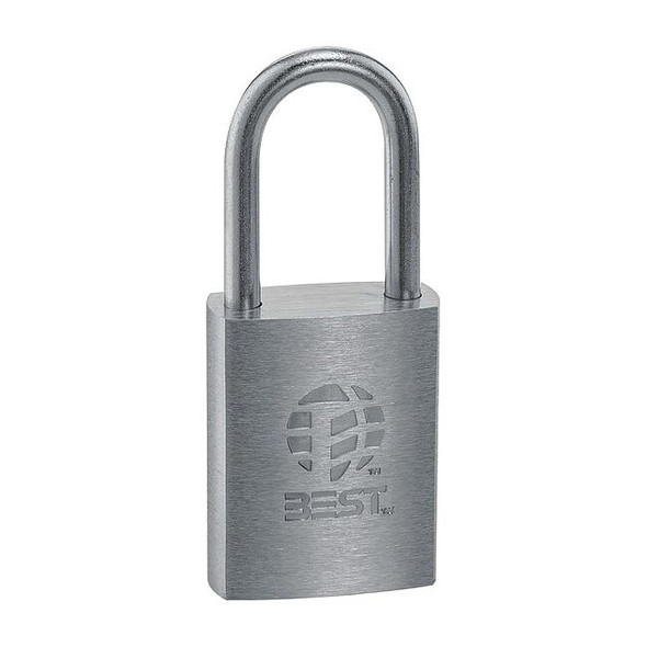 Dormakaba Padlock, Coreless, Long Shackle, Steel Shackle 11B722L