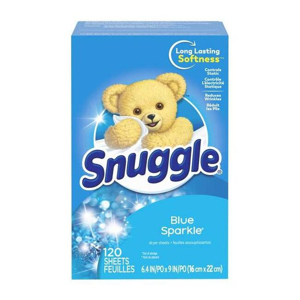 Snuggle Fabric Softener Sheets, Sheet, Fresh, White 45115