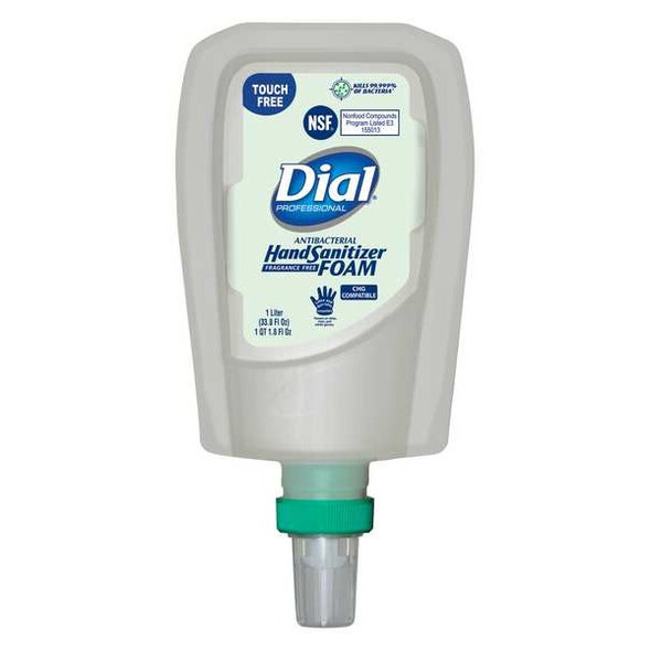Dial Hand Sanitizer,Foam,1000mL Size,PK3 16694