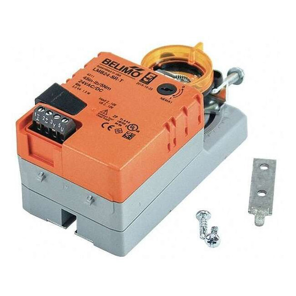 Belimo Actuator, Damper, 45 in-lb, 24V AC/DC LMB24-SR-T