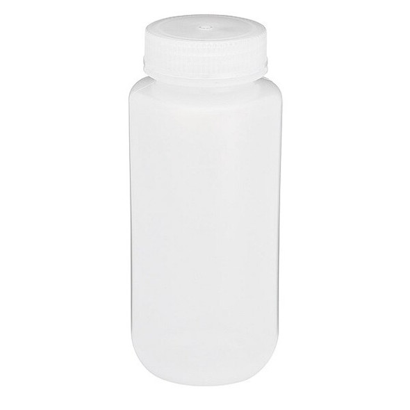 Globe Scientific Bottle, Wide Mouth, Round, LDPE, 5000mL,PK12 7020500
