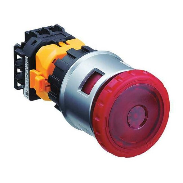 Euchner Emergency Stop Push Button, 30 mm, 1NO/2NC, Red ES-XN4E-LL412Q4MFR