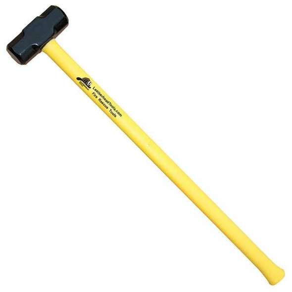 Sledge Hammer, 36" Yellow Fiberglass Handle, 12 lb. Head
