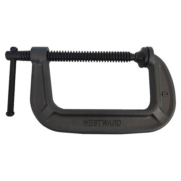 Westward C-Clamp,J.O. 5",T.D. 3",1,225 lb,Gray 806ET6