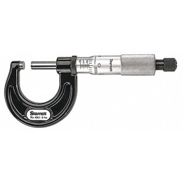 Starrett Micrometer Outside T436.1XRL-1