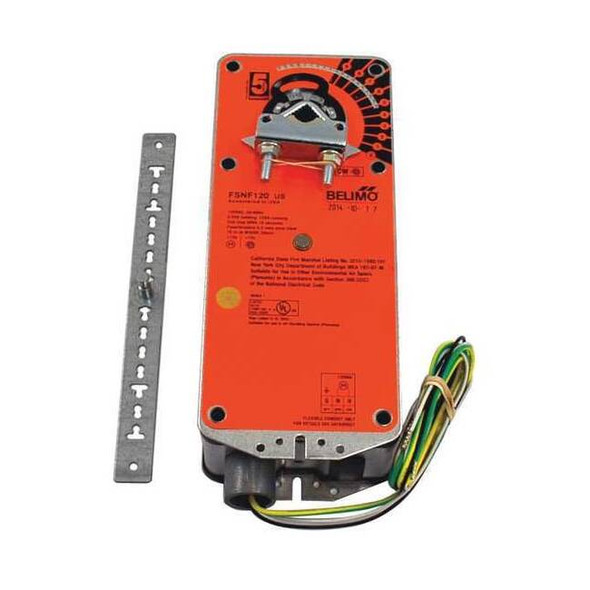 Belimo Fire & Smoke Actuator, Damper, 70 in-lb FSNF120