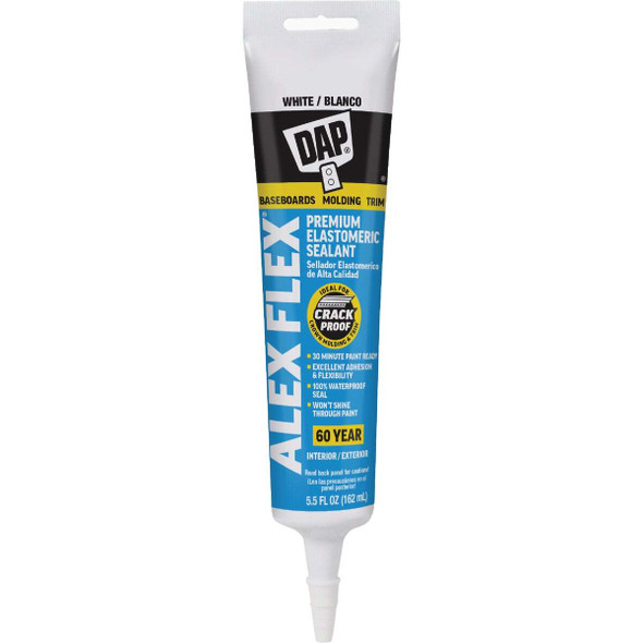 ALEX FLEX 5.5oz Wht Flex Sealant 7079811455