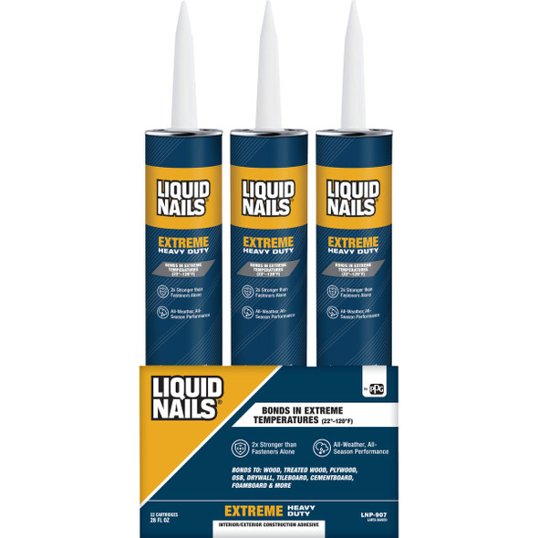 Liquid Nails 28 Oz. Extreme Heavy Duty Construction Adhesive LNP-907 780733