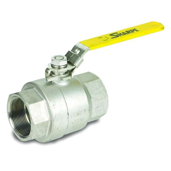 Sharpe Manual 2-Way Ball Valve,NPT,316 SS 4353010120