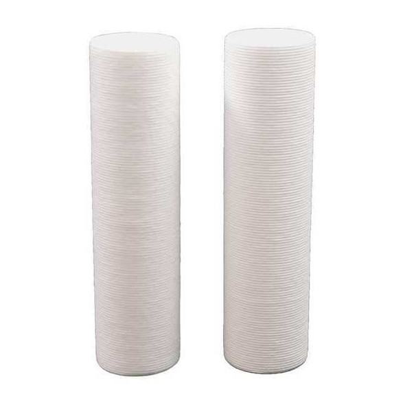 Quick Connect Filter, 8 gpm, 1 Micron, 2-1/2" O.D., 10 in H, 2 PK