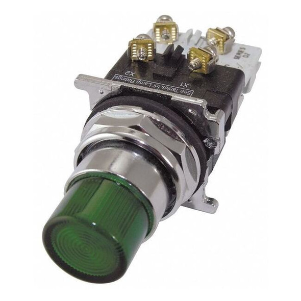 Eaton Cutler-Hammer Illuminated Push Button,30mm,120VAC 10250T397LGD2A-53