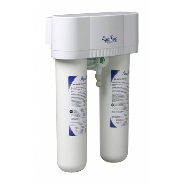 3m Aqua-Pure Water Filter System,0.5 micron,15 3/4" H 5583101