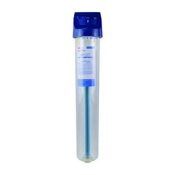 3m Aqua-Pure FilterHousing,241/8inH,45/8inDia,Clear 5530008