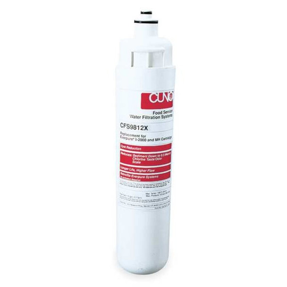 Quick Connect Filter, 1.5 gpm, 0.5 Micron, 3-3-8" O.D., 14 3-8 in H  5631608