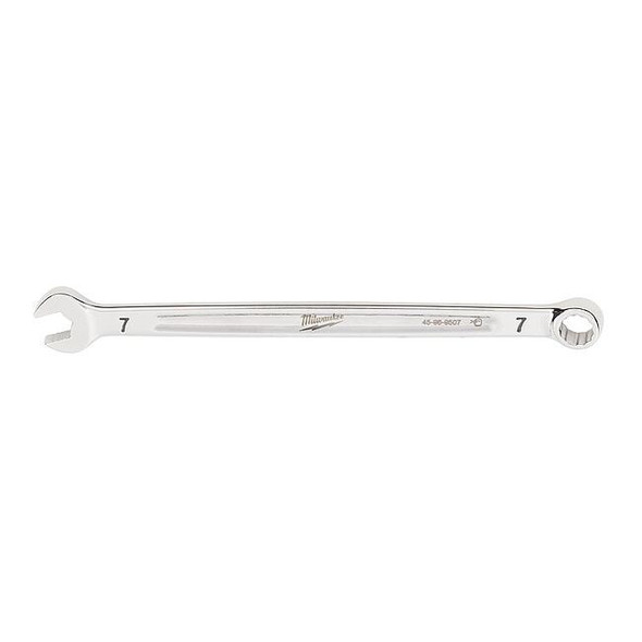 Milwaukee Tool Combination Wrench,Metric,Head Size 7mm 45-96-9507