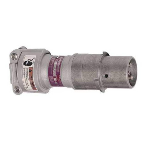 Appleton Electric Pin & Sleeve Plug, 30A, 4P, 3W, Alum, 600VAC CPH3034BC