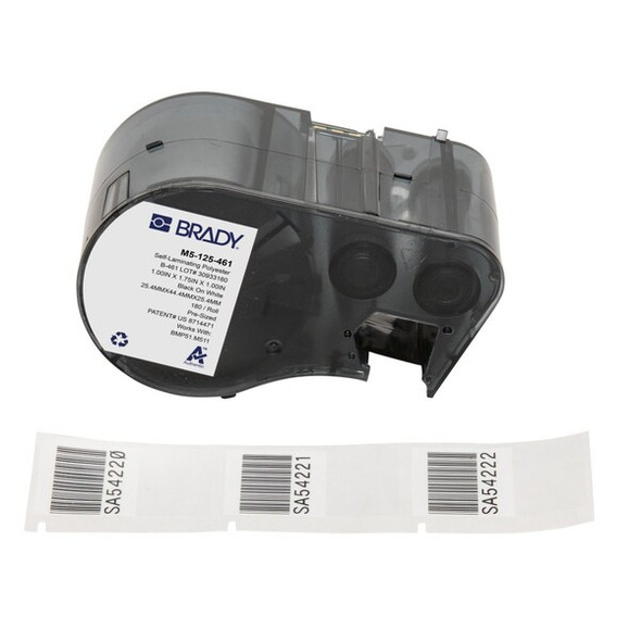 Brady Label/RibbonCartridge,White,1-3/4inW M5-125-461