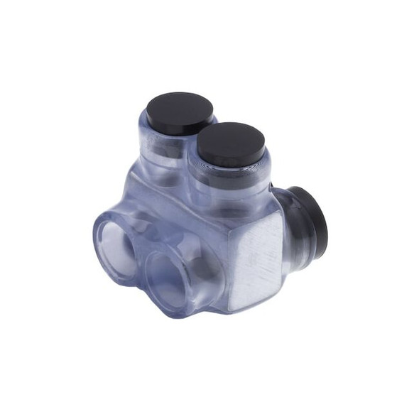 Polaris Wire Connector, 2 Port, Clear, Plastisol Insulation IT-2/0CB