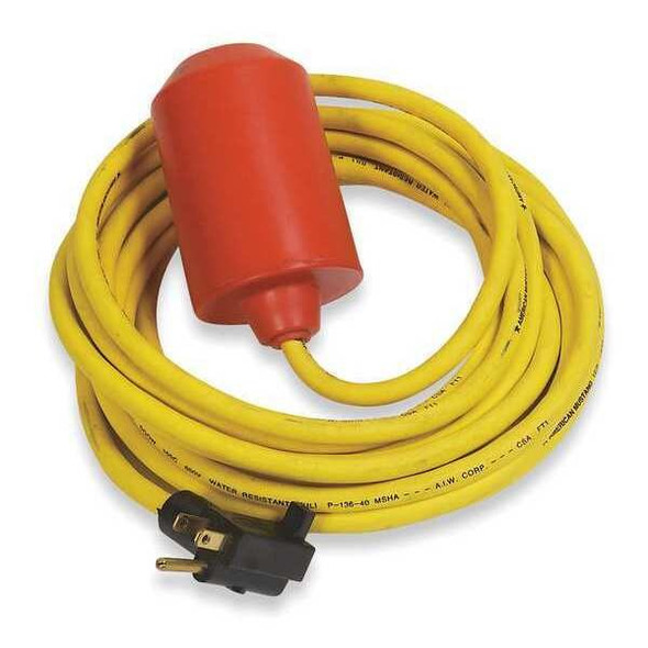 Dayton Float Switch, 20 ft, ABS, 115V AC 3BY81 Dayton Float Switch, 20 ft, ABS, 115V AC 3BY81