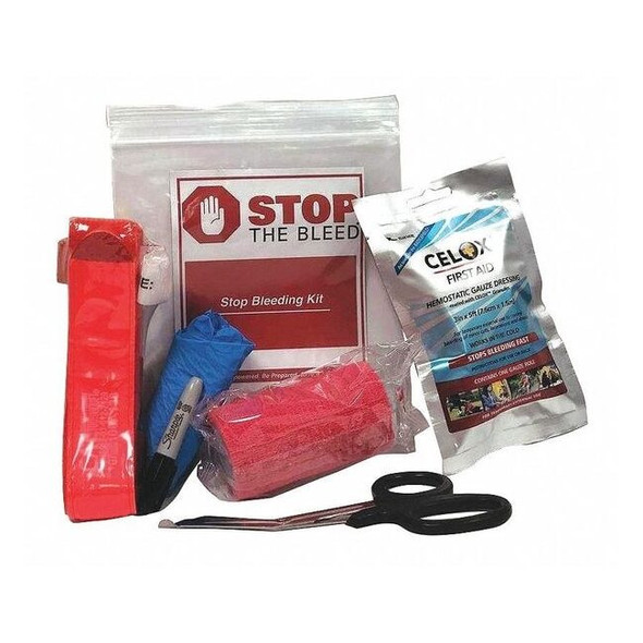 Celox Bleeding Control Kit, 8 1/4 in W, White MS-ISBKCT006