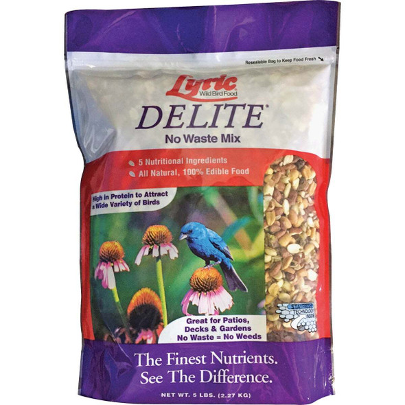 Lyric Delite 5 Lb. High Protein No Waste Mix Bird Food 2647403