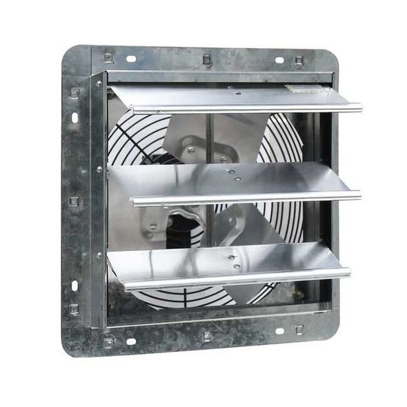 Canarm Shutter Fan,12In Bld Dia,Galvalume,120 GSF3-12A