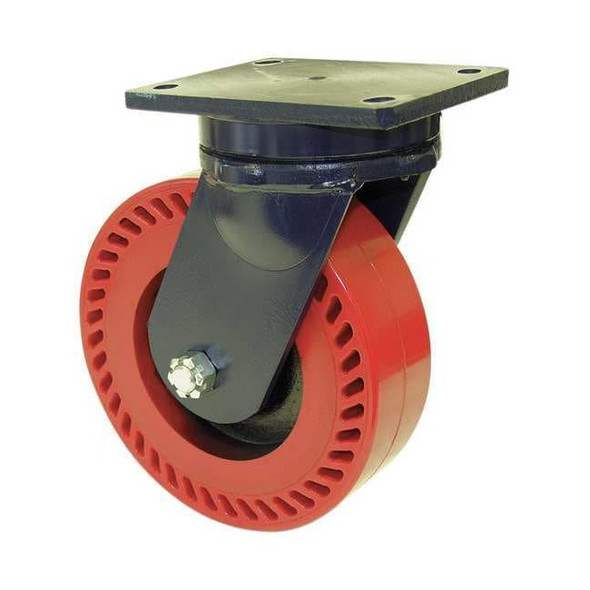 Rwm Kingpinless Swivel Plate Caster,10000 lb 95-NYB-0630-S
