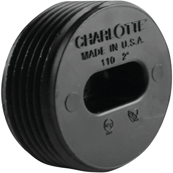 Charlotte Pipe 3 In. MIP Countersunk ABS Plug ABS 00110  0800HA Charlotte Pipe 3 In. MIP Countersunk ABS Plug ABS 00110  0800HA