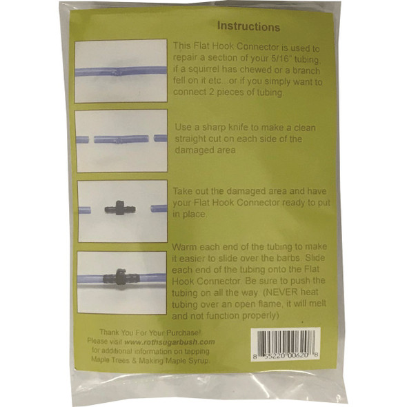 CDL 5-16 In. Maple Line Flat Connector (12-Pack) RSB0516C 757004